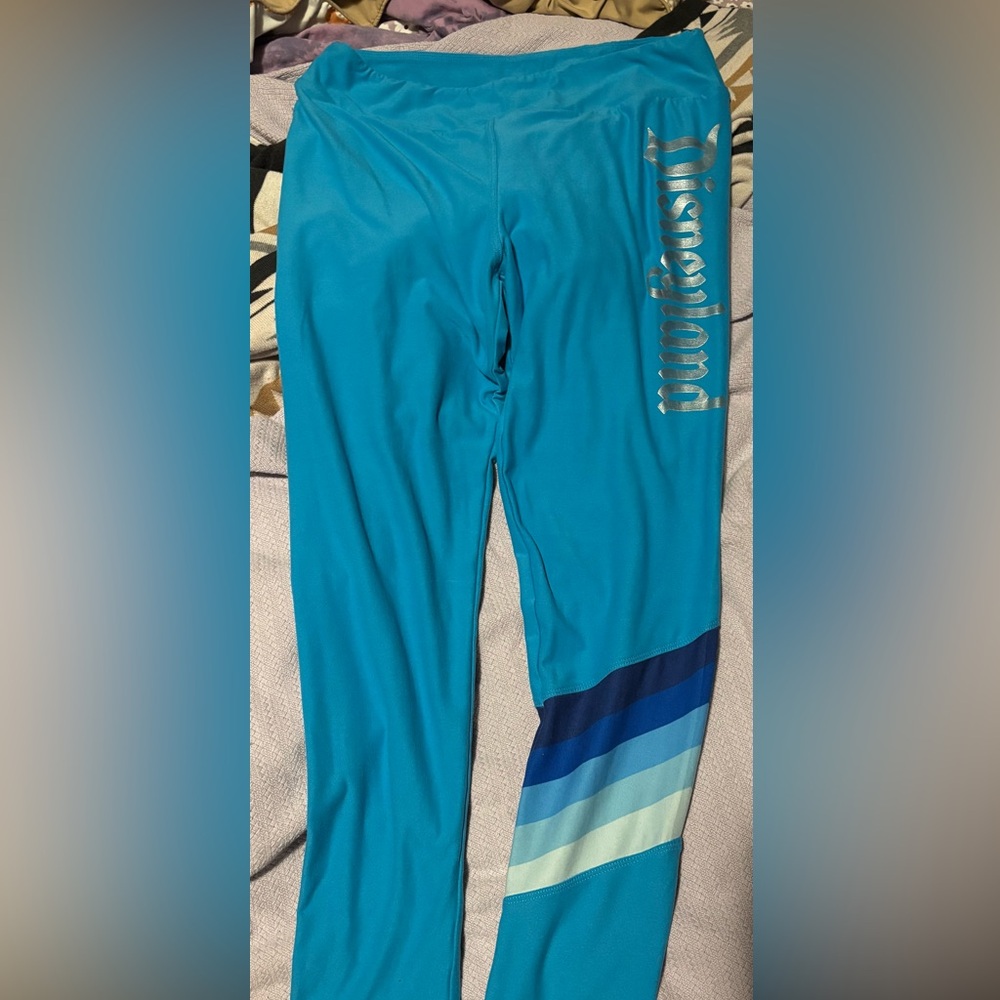 Disney Park Blue Leggings size medium